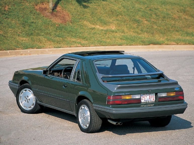 Dark Sage 1986 Ford Mustang