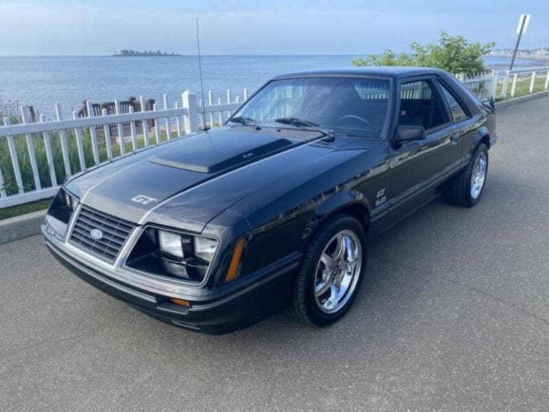 Dark Cadet Blue 1984 Ford Mustang