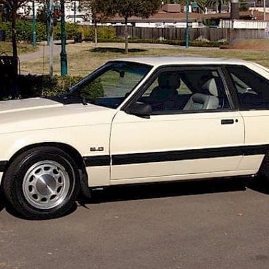 Almond 1989 Ford Mustang