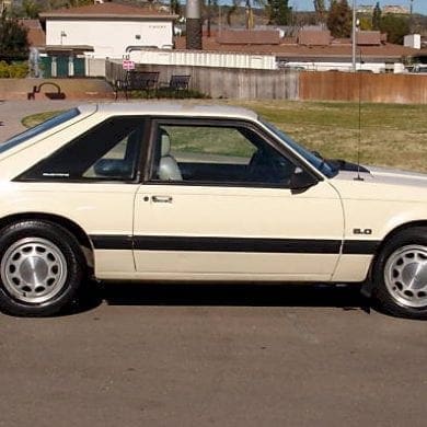 Almond 1989 Ford Mustang