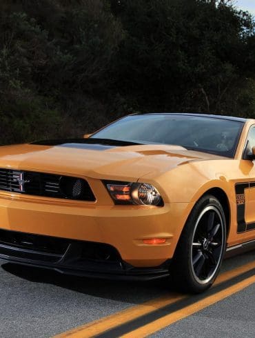 Yellow Blaze 2012 Ford Mustang