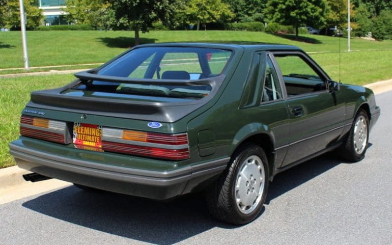 Dark Sage 1986 Ford Mustang