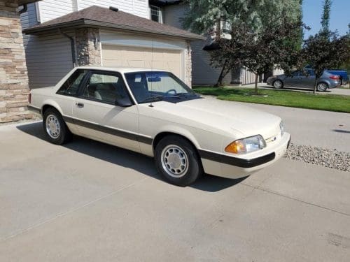 Almond 1989 Ford Mustang