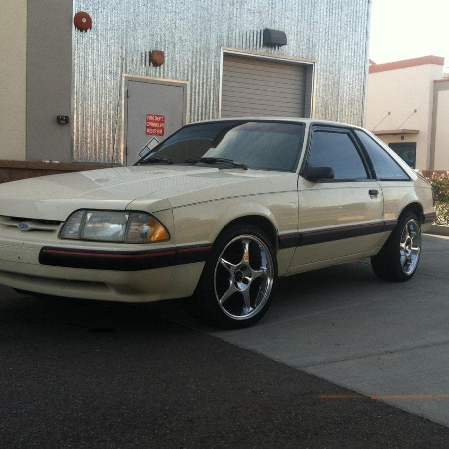 Almond 1989 Ford Mustang