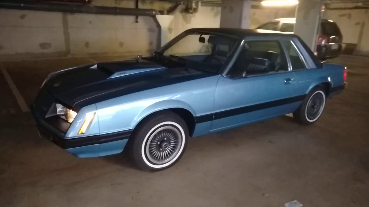 Medium Blue 1980 Ford Mustang