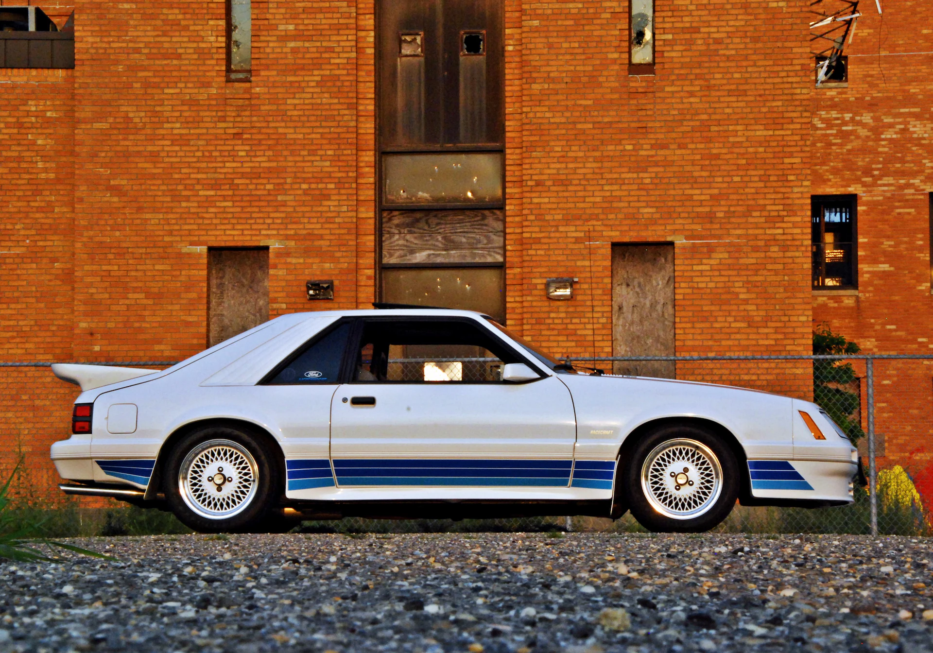 Side view of a Ford Saleen Mustang